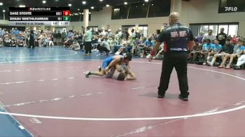 120 lbs Round 5 (6 Team) - Dhanu Senthilkannan, Funky Boyz vs Sage Stoute, North DeSoto Red