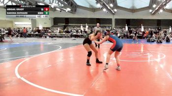 115 lbs Rr Rnd 2 - Abigail Grady, Triumph Trained - Girls vs Dakoda Suthard, MGW Glitter & Grit - Girls