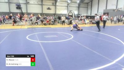 138 lbs Quarterfinal - Riley Mazza, Thunder Mountain WC vs Brock Armstrong, Independent