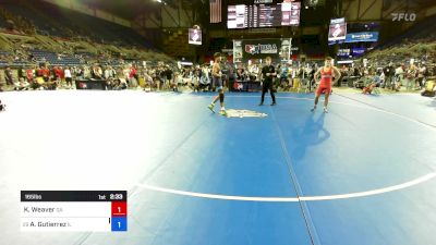 165 lbs Cons 8 #1 - Konlin Weaver, GA vs Anthony Gutierrez, IL