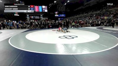 144 lbs Cons. Rd Of 128 - John Carrozza, CT vs Gregory Green, NY