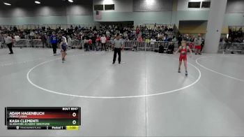 74 lbs 3rd Place Match - Kash Clementi, Gladiators Academy Wrestling vs Adam Hagenbuch, Pennsylvania