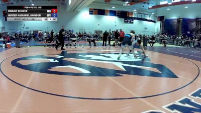 150 lbs Champ. Round 1 - Drake Shultz, Kellam Mat Rats vs Hunter Nathaniel Johnson, Grizzly Wrestling Club