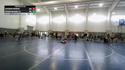 67 lbs Cons. Round 2 - Roger DeLaney Iv, Peak Wrestling Club vs Jackson Rogers, Champions Wrestling Club