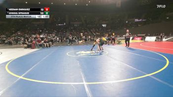 6A Boys 132 lbs 5th Place Match - Keenan Enriquez, Forest Grove Boys vs Joshua Sprague, Tigard Boys