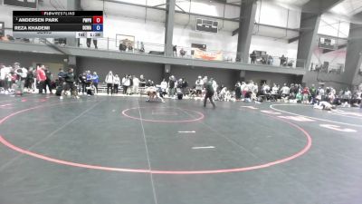 100 lbs Semis - Andersen Park, Poway Wreslting / Poway RTC vs Reza Khademi, DCWA