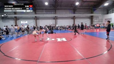 138 lbs Rr Rnd 3 - Nico Rado, Triumph Maize - HS vs Richard DeLorenzo II, Refugee All-Stars - HS