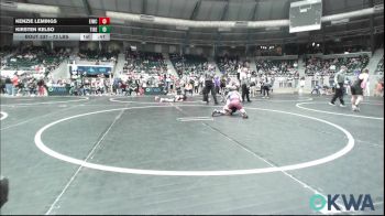 73 lbs Consi Of 8 #1 - Kenzie Lemings, Eufaula Ironheads Wrestling Club vs Kirsten Kelso, Tiger Trained Wrestling