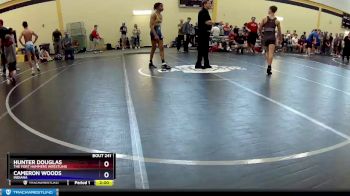 120 lbs Cons. Round 4 - Hunter Douglas, The Fort Hammers Wrestling vs Cameron Woods, Indiana