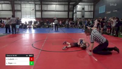 56 lbs Consi Of 16 #2 - Jack Lubold, Upper Dublin vs Luca Pepe, Carb Trained