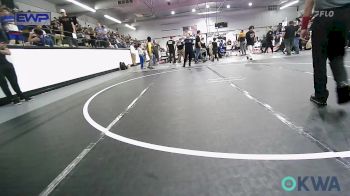 49-55 lbs Rr Rnd 4 - Kinsey Mabe, Quezada Wrestling Academy vs Evelyn Pierce, Verdigris Youth Wrestling