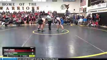 285 lbs Cons. Semi - Colton O`hern, Central Springs vs Isaac Jones, Nashua-Plainfield