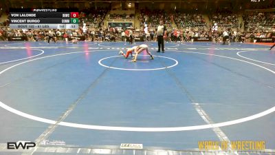 61 lbs Consi Of 16 #1 - Von LaLonde, Big Game WC vs Vincent Burgo, Commandos Wrestling Academy