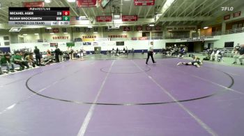 174 lbs Round 2 (10 Team) - Micahel Ager, University Of Saint Mary (KS) vs Elijah Brocksmith, William Woods University