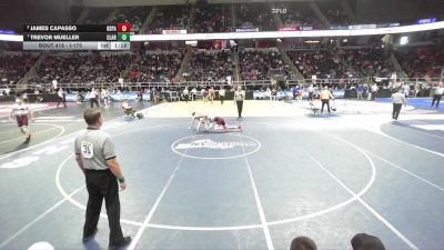 I-175 lbs Quarterfinal - Trevor Mueller, Clarence vs James Capasso, Ballston Spa