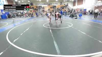 190 lbs Quarterfinal - Alex Martinez, Rim Of The World vs Devlin Weaver, Huntington Beach