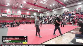 150 lbs Cons. Round 2 - Adam Mora, Kiona Benton vs Armoni Zuniga-Mendez, Othello