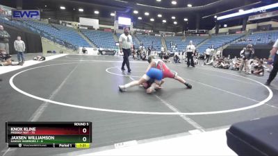 110 lbs Round 5 (10 Team) - Knox Kline, Prodigy NDT vs Jaxsen Williamson, Kansas Warriors 2