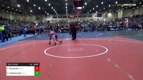 65 lbs Semifinal - Talea Guntrum, None vs Chloe Obuhanych, Team Hawaii