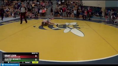 102 lbs Cons. Round 4 - Hunter Bennett, Porcelli?s vs Grant Cook, Hastings Wrestling Club