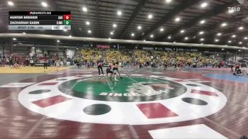 144 lbs Cons. Round 2 - Hunter Brewer, Gordon/Rushville vs Zachariah Sabin, Chadron Junior Wrestling Club