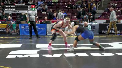 124 lbs 3rd Place - Callie Hess, Benton-G vs Mai Graham, Southern Lehigh-G