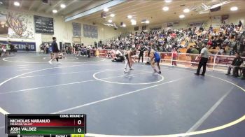 145 lbs Cons. Round 4 - Nicholas Naranjo, Fountain Valley vs Josh Valdez, Servite