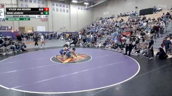 120 lbs Champ. Round 3 - Kyler Van Keuren, Waukesha West vs Edge Leoncio, Arlington