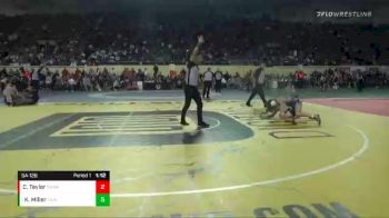 5A-126 lbs Semifinal - Kasen Miller, Carl Albert vs Christien Taylor, Shawnee