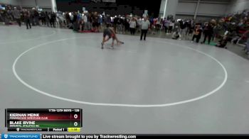 126 lbs Champ. Round 2 - Blake Irvine, Immortal Athletics WC vs Kiernan Meink, Powerhouse Wrestling Club