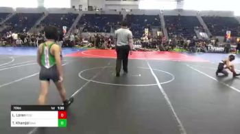 70 lbs Semifinal - Luke Loren, Reign WC vs Titus Khamjoi, Swamp Monsters