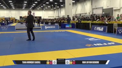 RIAH LIN VAN BUSKIRK vs TIARA MONIQUE CAUDILL 2025 World IBJJF Jiu-Jitsu No-Gi Championship
