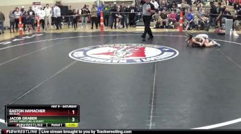 70 lbs Quarterfinal - Easton Hamacher, MN Elite vs Jacob Graber, Summit Wrestling Academy