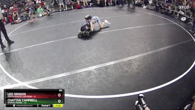 60 lbs Round 3 (6 Team) - Chattan Campbell, Kansas Mamba vs Leo Sengos, South Dakota Lightning