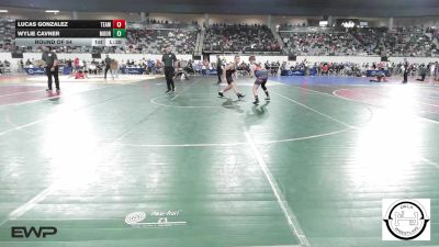 130 lbs Round Of 64 - Lucas Gonzalez, Team Tulsa Wrestling Club vs Wylie Cavner, Moore JH