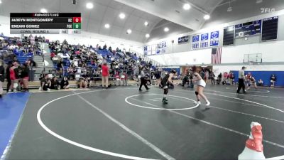 130 lbs Cons. Round 4 - Eneani Gomez, Pacifica/Oxnard vs Jadeyn Montgomery, Rancho Cucamonga