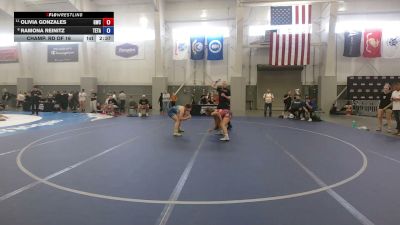 125 lbs Champ. Rd Of 16 - Olivia Gonzales, Grindhouse Wrestling Club vs Ramona Reinitz, Team Takedown