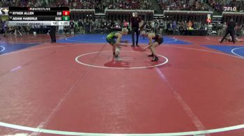 116 lbs Champ. Round 3 - Adam Haberle, Billings Wrestling Club vs Ryker Allen, Team Real Life
