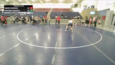 117 lbs Cons. Semi - Grayden Warnock, Northside Wrestling Club vs Mason Herndon, Peak Wrestling Club
