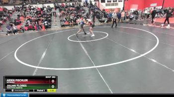 165 lbs Champ. Round 2 - Aiden Fischler, McHENRY vs Julian Flores, Wheaton (NORTH)