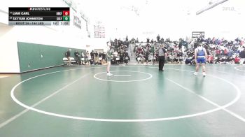 144 lbs Round Of 32 - Liam Carl, Brookfield/Shepaug vs Taytum Johnston, Guilford