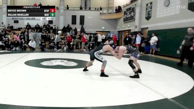 132 lbs Semifinal - Bryce Brown, Mt. Hope vs Dillan Mueller, Norton