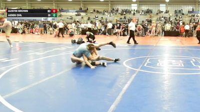120 lbs Consi Of 4 - Austin Brown, MO vs Aiden Ohl, OH