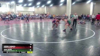 157 lbs Round 5 (10 Team) - Max Barr, Oak Harbor Rockets vs Josue Canaca, Hawkstyle Elite