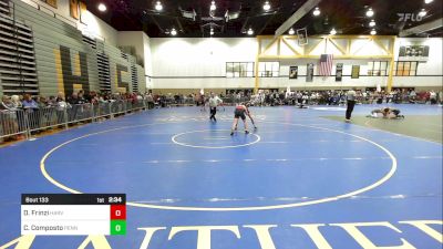 141A lbs Rr Rnd 1 - Dante Frinzi, Harvard vs Cj Composto, Penn