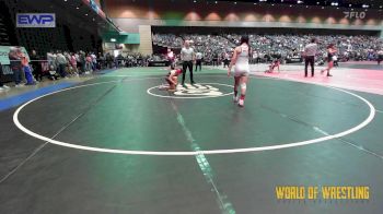 100 lbs Consi Of 8 #2 - Jalissa Ortega, TUF CA Wrestling Academy vs Amayah Barragan, Predators Wrestling Club