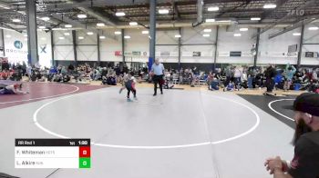 81 lbs Rr Rnd 1 - Forrest Whiteman, Hotshots vs Logan Alkire, Run To Danger