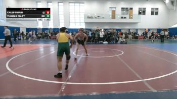 120 lbs Champ. Round 2 - Thomas Egley, Great Bridge vs Caleb Swain, Oxford