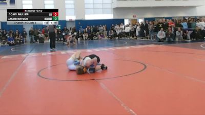 113 lbs Champ. Round 2 - Cael Muller, Notre Dame Green Pond vs Jacob Naylor, McDonogh