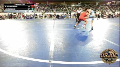 106 lbs Round Of 64 - Blaze Bowman, Columbus Wrestling Club vs Luke Nelson, Standfast
